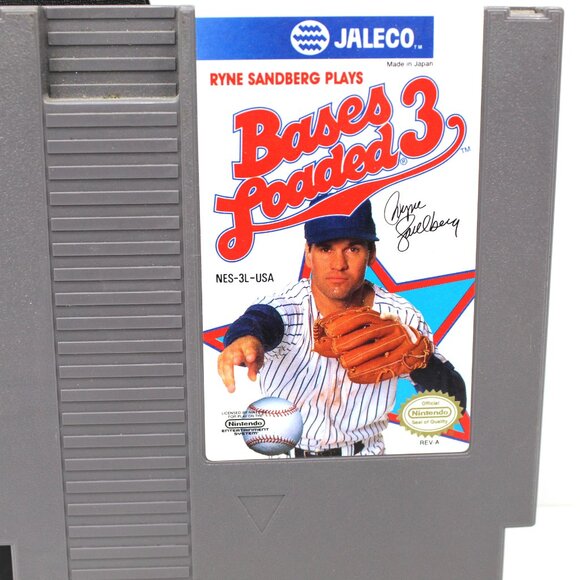 NES Ryne Sandberg Plays Bases Loaded 3 (Nintendo Entertainment System, 1993) - Picture 3 of 7